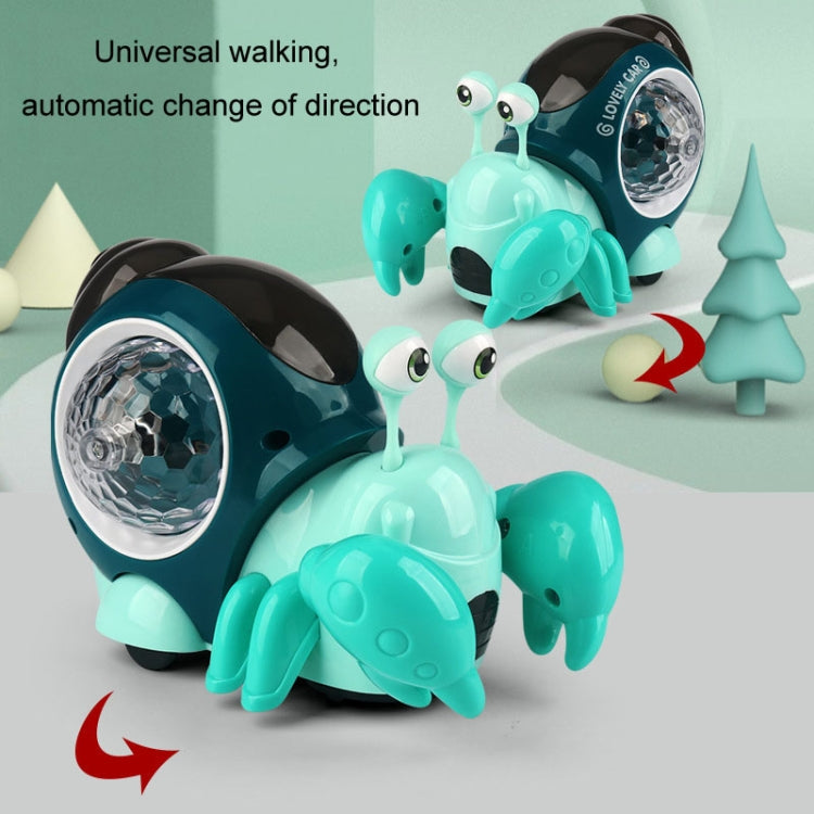 Crawling Hermit Crab Educational Electrical Toys Universal Music Light Projection Cartoon Children Toys