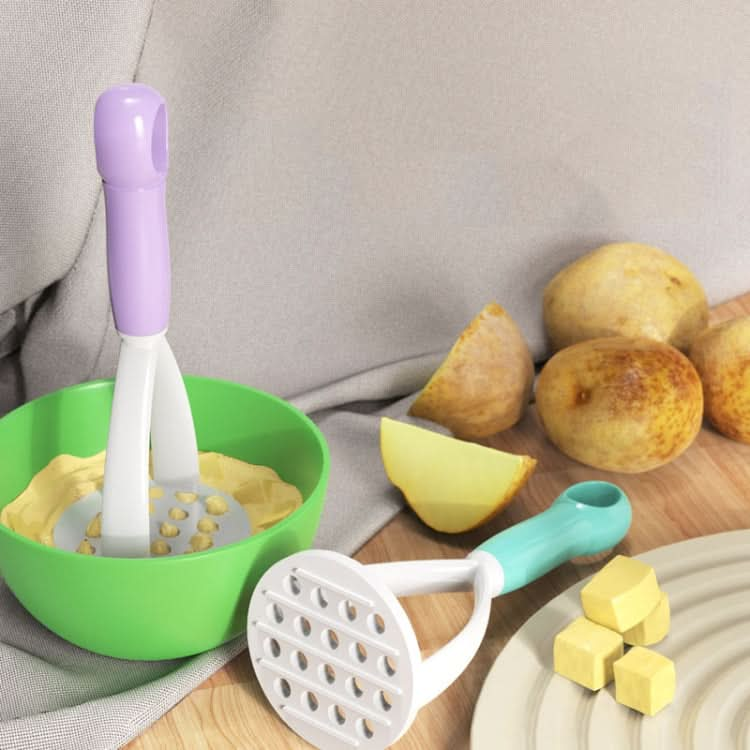 3pcs Kitchen Manual Potato Masher Baby Supplement Food Mashing Tool(Yellow)-Reluova