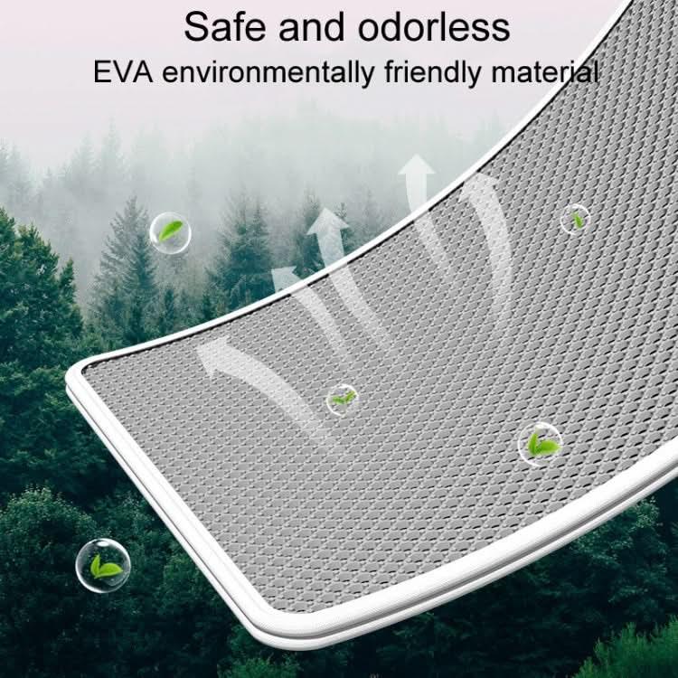 45 x 30cm Filtering And Splash-Proof Litter Mat Pet Double Layer EVA Bedding Pads(Gray)-Reluova