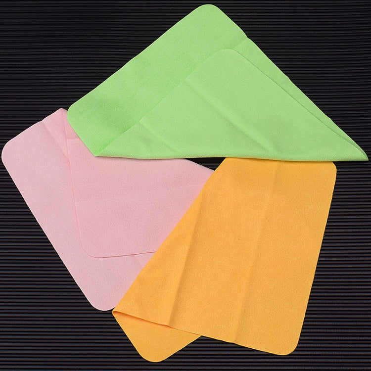 5pcs /Set Suede Glasses Cleaning Cloth Computer Cell Phone Screen Cleaning Wipe Reluova