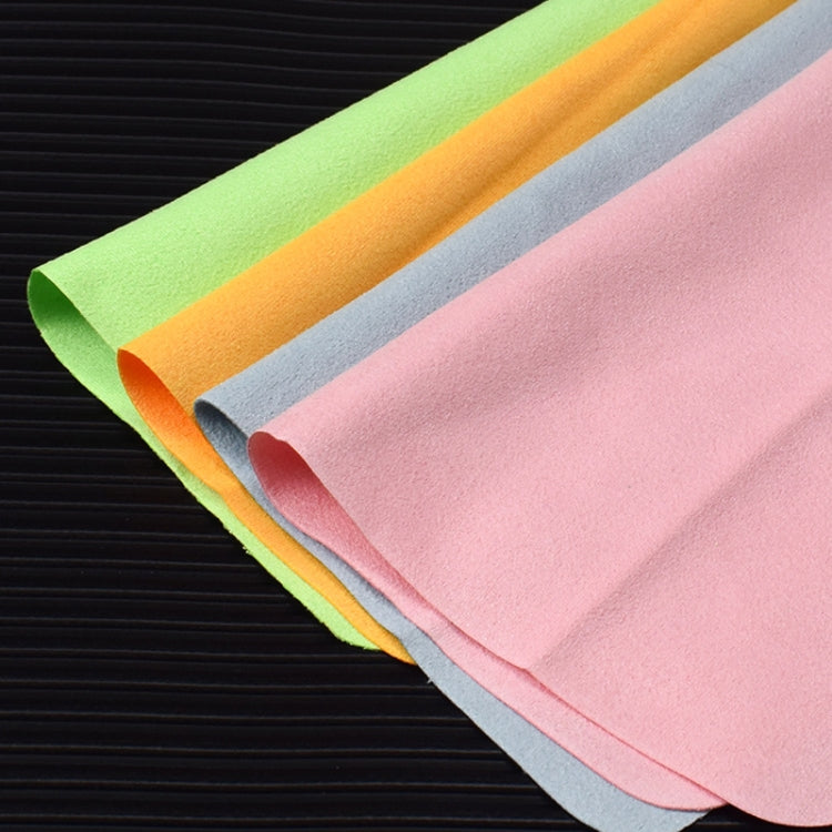 5pcs /Set Suede Glasses Cleaning Cloth Computer Cell Phone Screen Cleaning Wipe Reluova