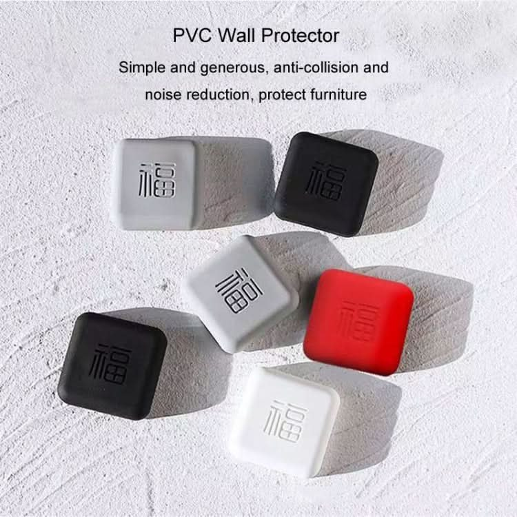 5pcs Doorknob Silent Anti-Collision Pad Living Room Bedroom Door Closing Cushion Silicone Protective Pad(Gray)-Reluova