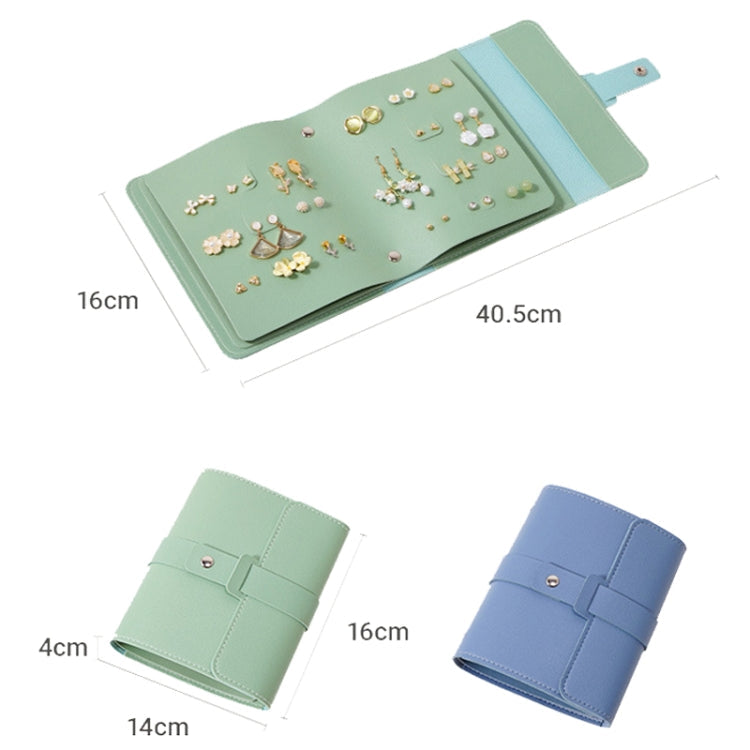 Book Shaped Jewelry Bag Large capacity Travel Portable Multifunctional Earring Storage Bag My Store