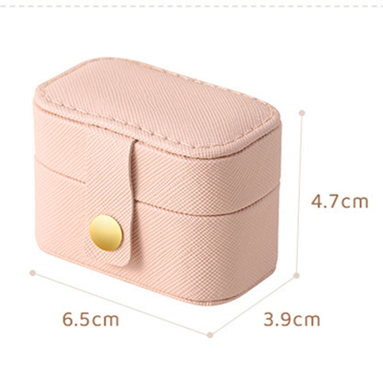 Mini Ring Box Portable Jewelry Box PU Leather Earring Jewelry Storage Box My Store