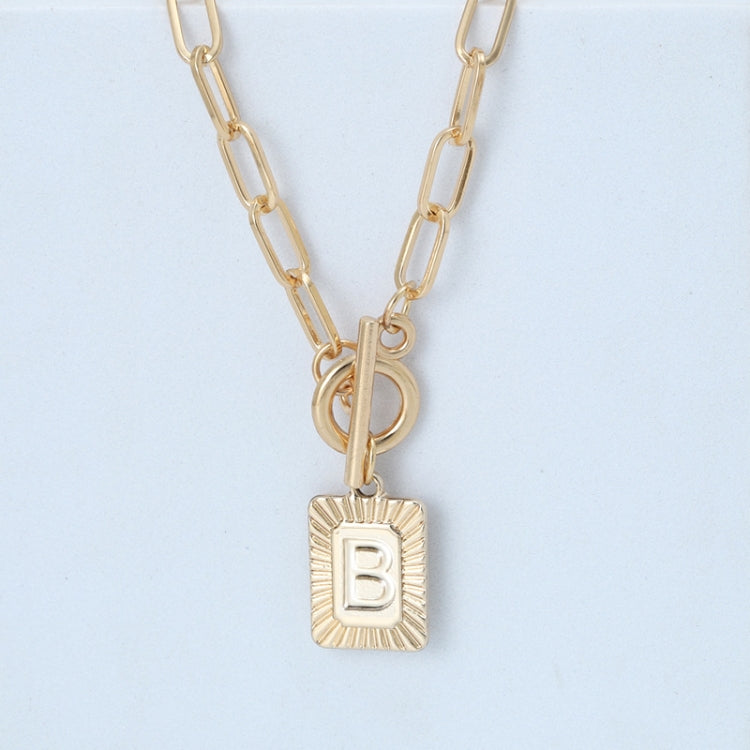 A-Z Alphabet Pendant Necklace 26 Letters OT Clasp Necklace Collar Chain Jewelry Gifts My Store