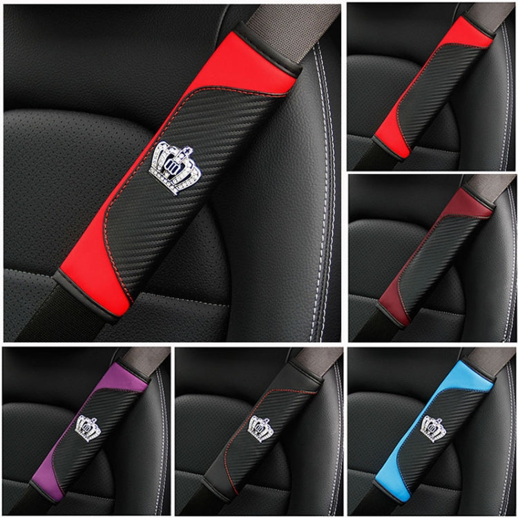 Car Seat Belt Cover Carbon Fiber Leather Auto Seat Shoulder Protection ÎҵÄÉ̵ê