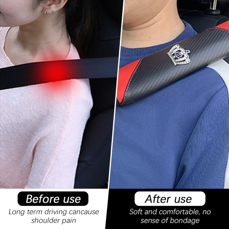 Car Seat Belt Cover Carbon Fiber Leather Auto Seat Shoulder Protection ÎҵÄÉ̵ê