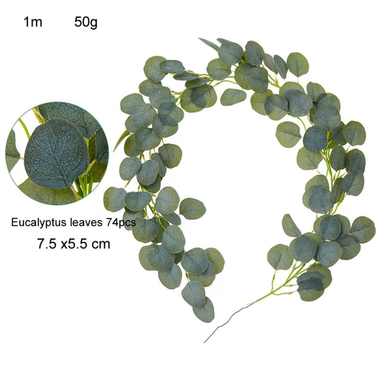 Artificial Greenery Eucalyptus Leaf Vine Simulation Rattan Home Decoration My Store