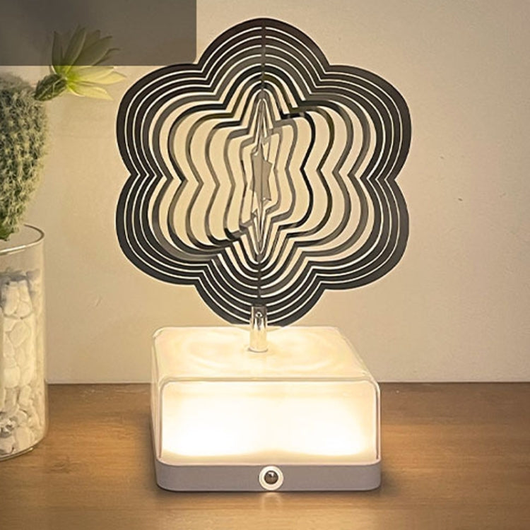 3D Rotating Bedside Lamp Night Light LED Rechargeable Ambient Light Decorative Ornament My Store