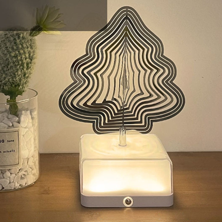 3D Rotating Bedside Lamp Night Light LED Rechargeable Ambient Light Decorative Ornament My Store