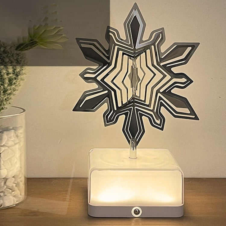 3D Rotating Bedside Lamp Night Light LED Rechargeable Ambient Light Decorative Ornament My Store