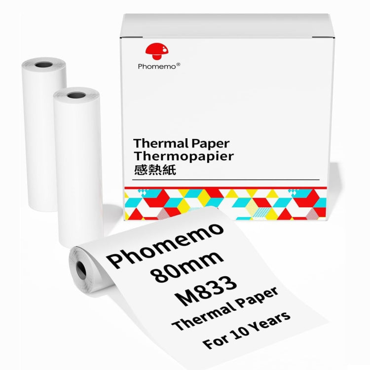 Writing Quick-Drying Thermal Paper 10-Year Long-Lasting For M832 / M833 / M834 / M835 Printer Reluova