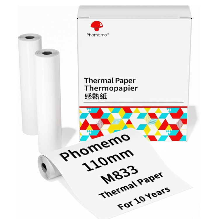 Writing Quick-Drying Thermal Paper 10-Year Long-Lasting For M832 / M833 / M834 / M835 Printer