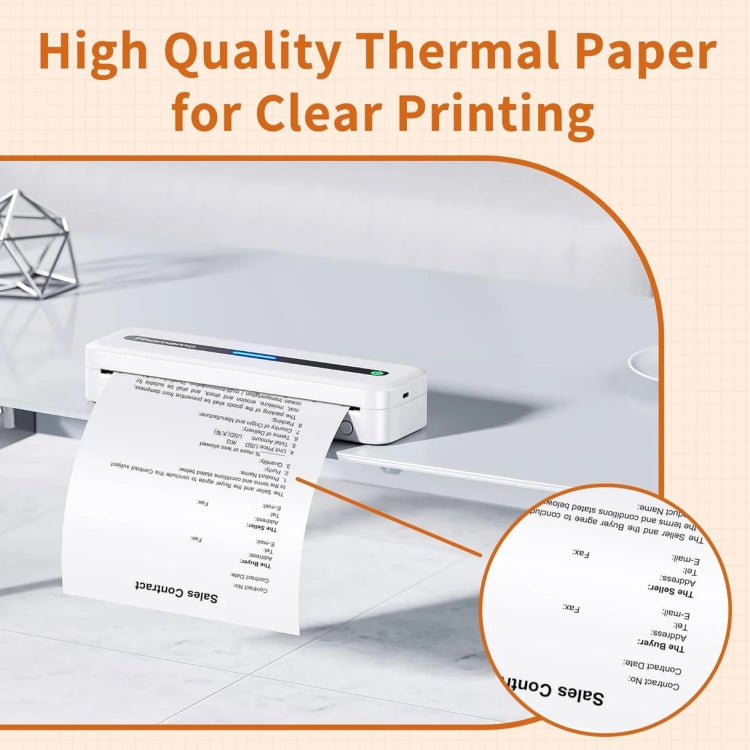 Writing Quick-Drying Thermal Paper 10-Year Long-Lasting For M832 / M833 / M834 / M835 Printer Reluova