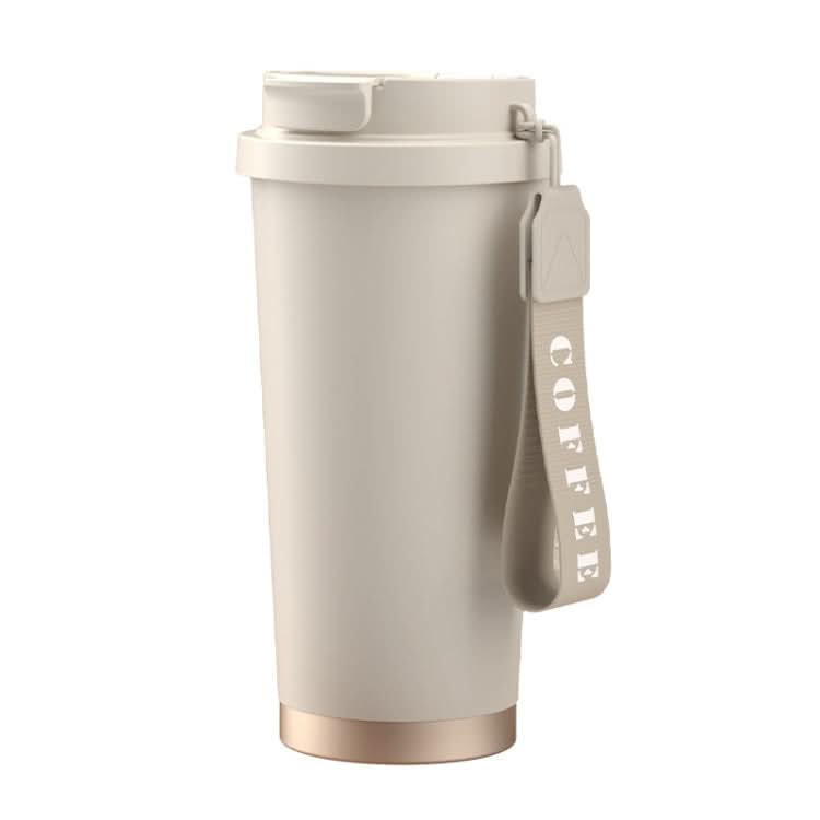 530ml  316 Stainless Steel Thermos Cup Coffee Mug Double Drinking Water Cup(White)-Reluova