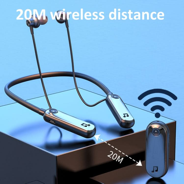 2.4G Hanging Neck In-ear Wireless Monitoring Headphones Long Playtime Sports Earphones