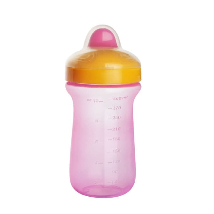 300ml Baby Learning Drinking Mug Children Portable Large Capacity Water Bottles(Pink)-Reluova