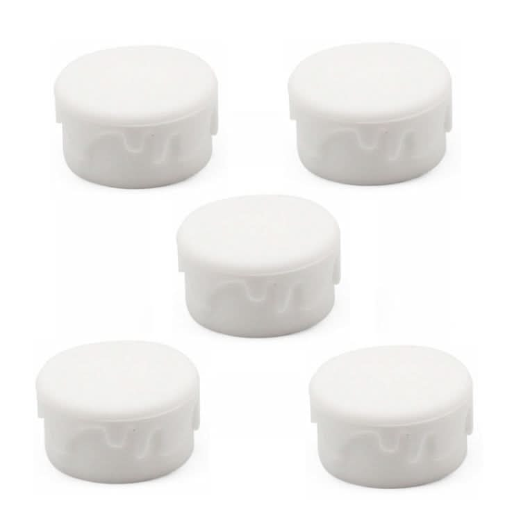 5pcs FDA Food Grade Silicone Wine Bottle Stopper Wine Corks Leak-Proof Stopper(White)-Reluova