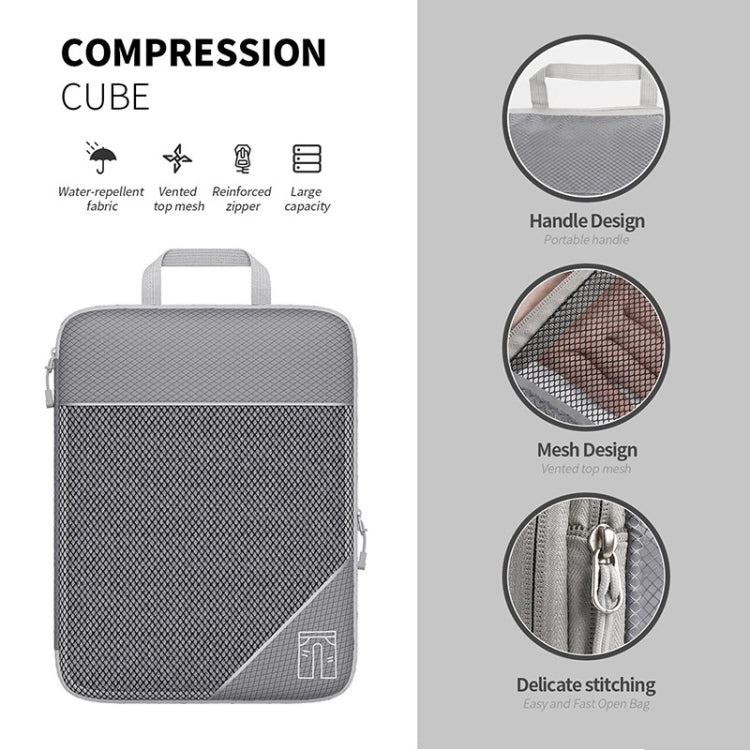 6 In 1 Compression Mesh Travel Cubes Clothes Underwear Packing Bags My Store