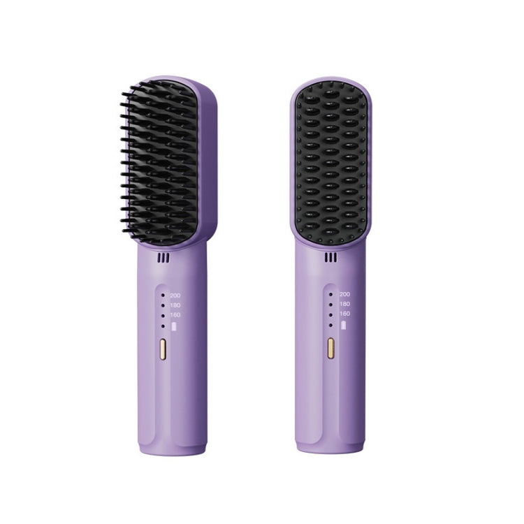 Negative Ion Hair Straightening Comb Cordless Mini 3-Speed Adjustment Hair Brush My Store