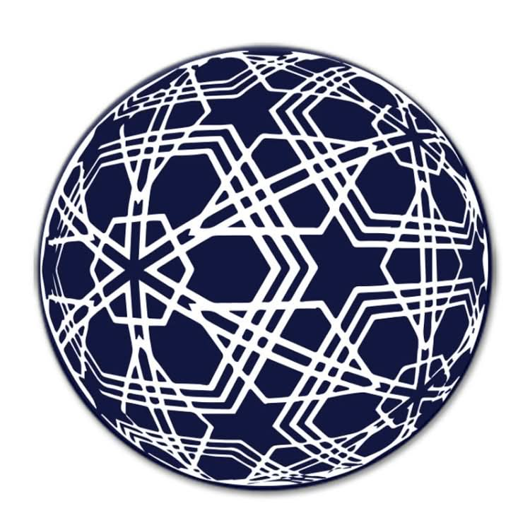 9.8x0.3cm Round Soft Silicone Coaster Non-Slip Heat Insulation Mat, Style: Planet-Reluova