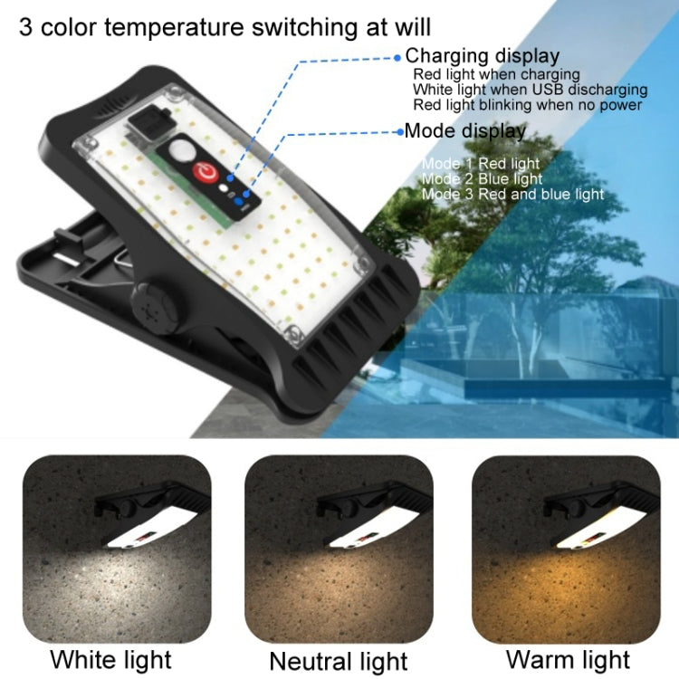 Solar Outdoor Clip Light LED Courtyard Garden Lamp Human Induction Wall Light Emergency Light My Store