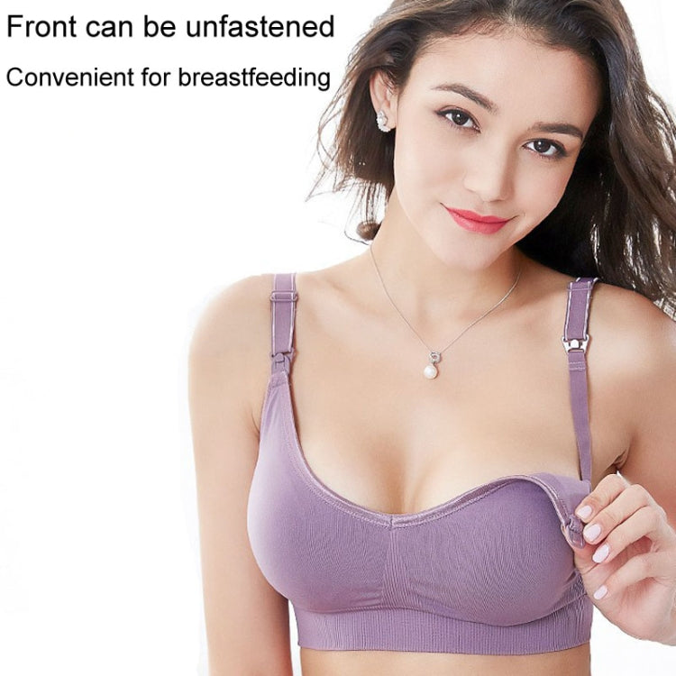 High Elasticity Non-Steel Ring Breastfeeding Bra Maternity Comfort Top Clasp Underwire Bra