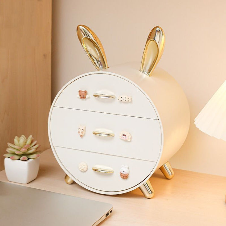 3 Drawer Desktop Storage Box Student Dormitory Cosmetic Multifunctional Shelf My Store