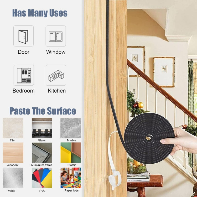 Foam Strips With Adhesive High Density Foam Closed Cell Tape Seal For Doors And Windows My Store