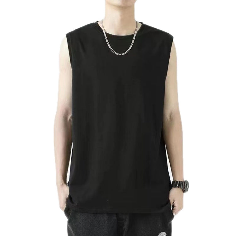 Men Summer Outdoor Vest Basketball Fitness Sports Sleeveless Crew Neck Shirt My Store