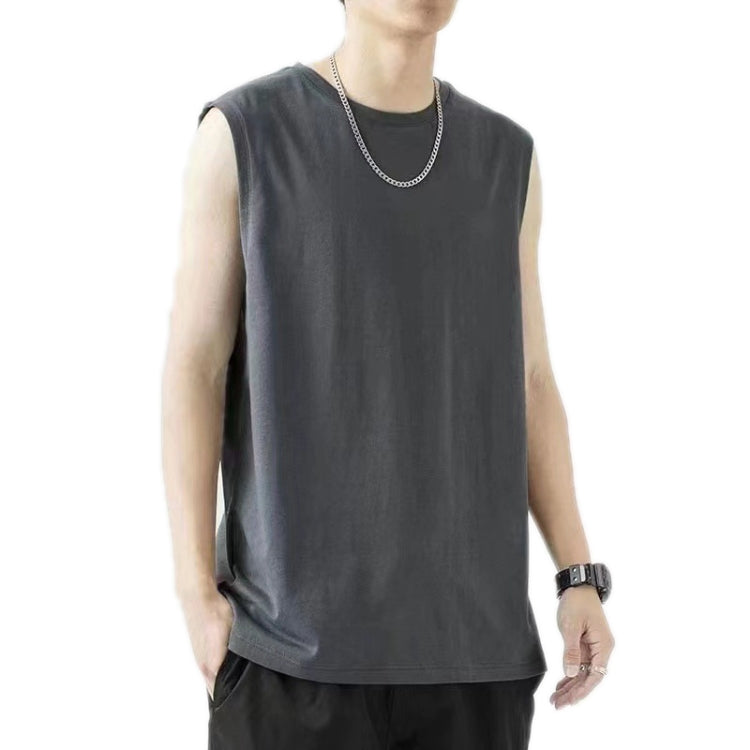 Men Summer Outdoor Vest Basketball Fitness Sports Sleeveless Crew Neck Shirt My Store