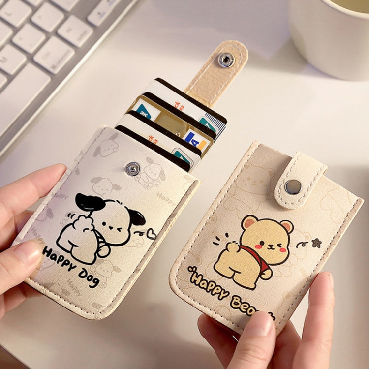 Pull-out Multi-card Slot ID Card Holder  Large Capacity Cartoon Card Bag My Store