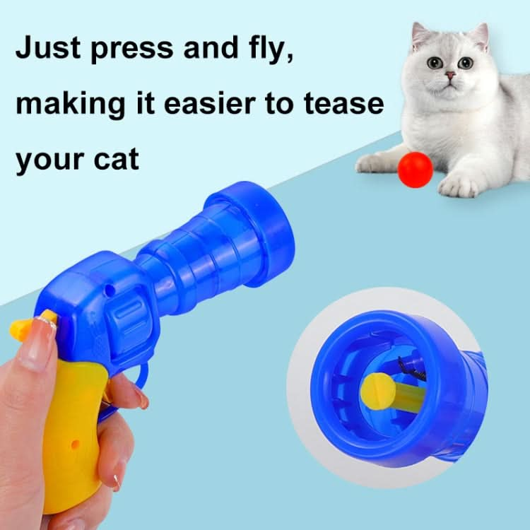 Cat Interactive Plush Toy Silent Plush Ball Launcher Pet Toy Balls - Reluova