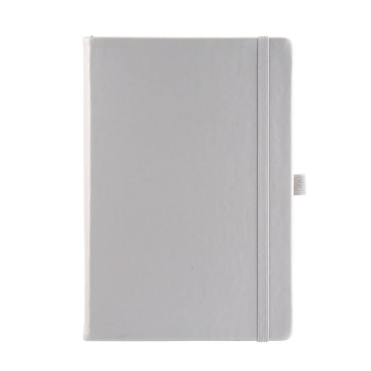 A5 Business Office Strap Notebook Students Diary Recording Notes(Silver)-Reluova