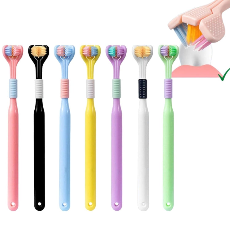 YALINA Three Sided Toothbrush Soft Hair 360 Degree V Shaped Toothbrush My Store