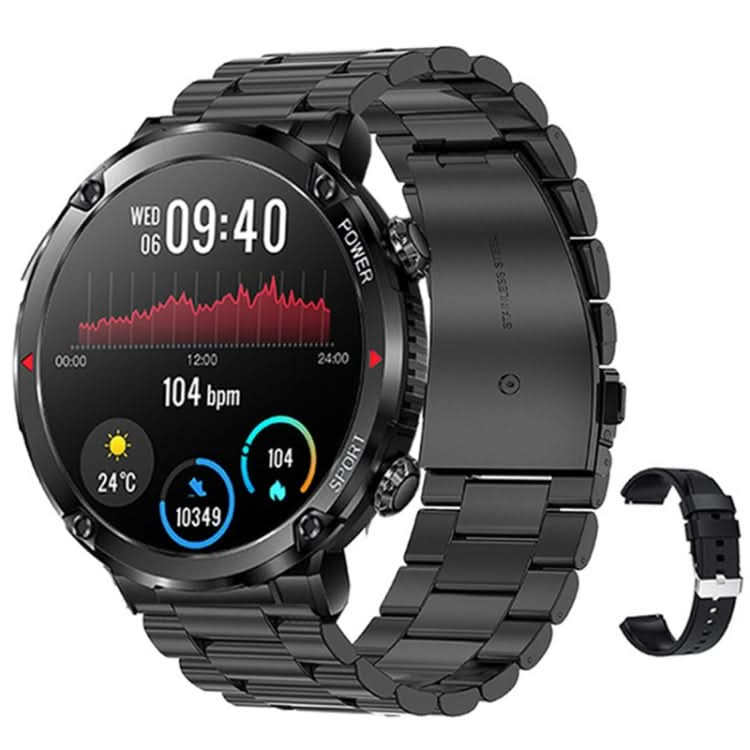 T30 1.6-inch Outdoor Sports Waterproof Smart Music Bluetooth Call Watch