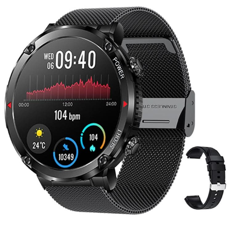 T30 1.6-inch Outdoor Sports Waterproof Smart Music Bluetooth Call Watch