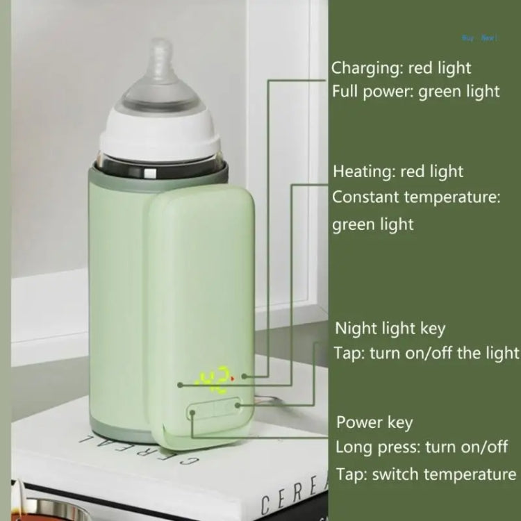 18W Baby Bottle Warmer With Digital Display & Night Light, Spec: Flagship Version-Reluova