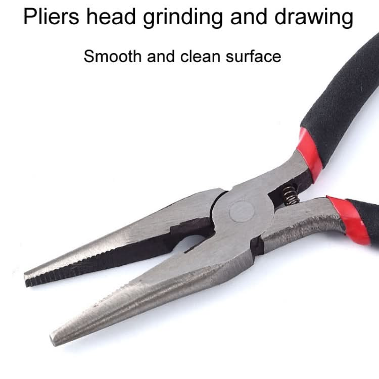 4.5 Inch Industrial Grade Mini Wire Pliers Portable Handmade Pliers With Plasticized Handle(Pointed Mouth Plier)-Reluova