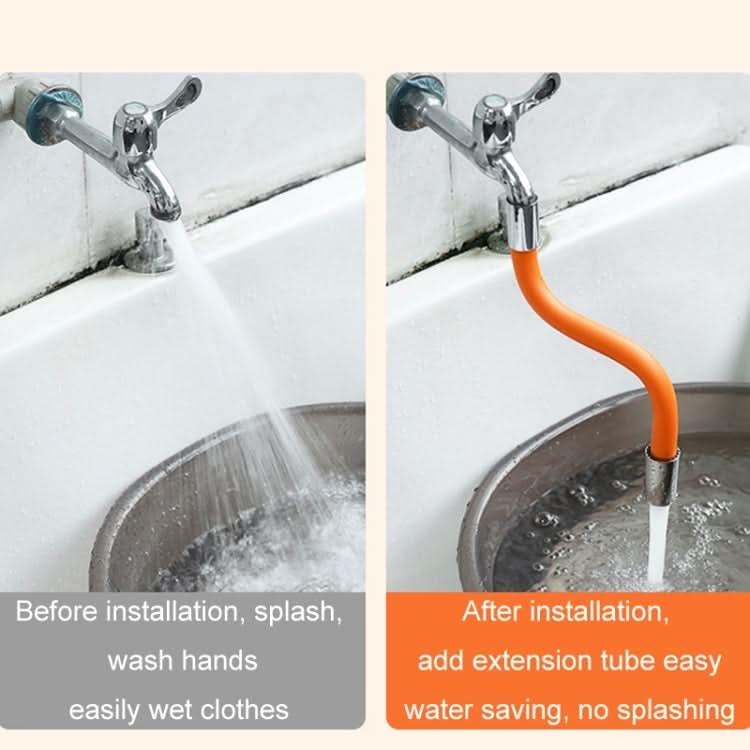 Faucet Splash-proof Universal Bending Shaping Extension Tube Reluova