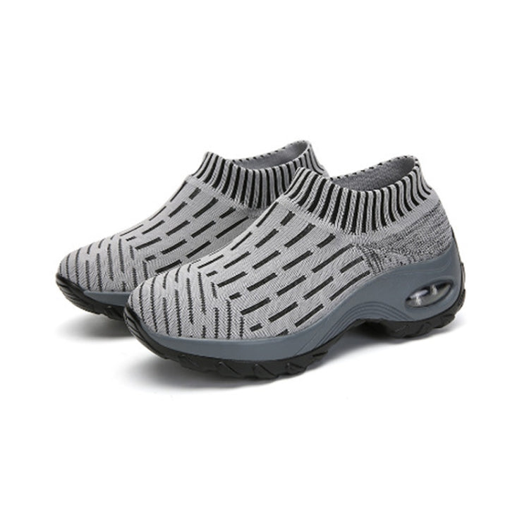 Socks Shoes Air-cushion Soles Increased Mesh Breathable Outdoor Casual Shoes