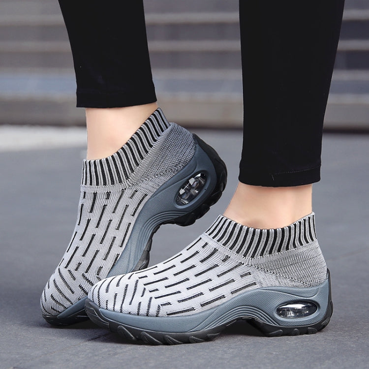 Socks Shoes Air-cushion Soles Increased Mesh Breathable Outdoor Casual Shoes