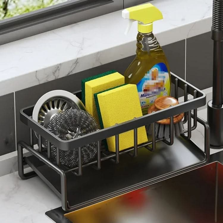 Kitchen Sink Multifunctional Drain Rack Sponge Rag Storage Shelf Reluova