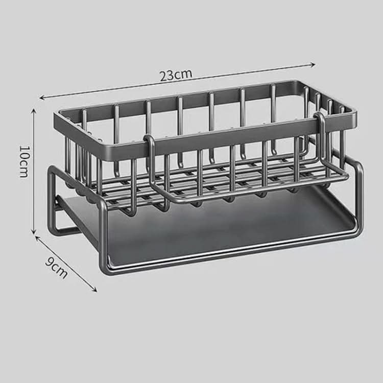 Kitchen Sink Multifunctional Drain Rack Sponge Rag Storage Shelf