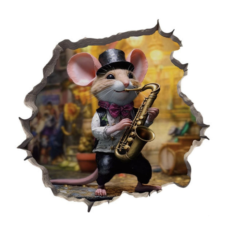 3D Cartoon Mouse Wall Stickers Home Kitchen Animal Decorative Decals, Series 1 My Store