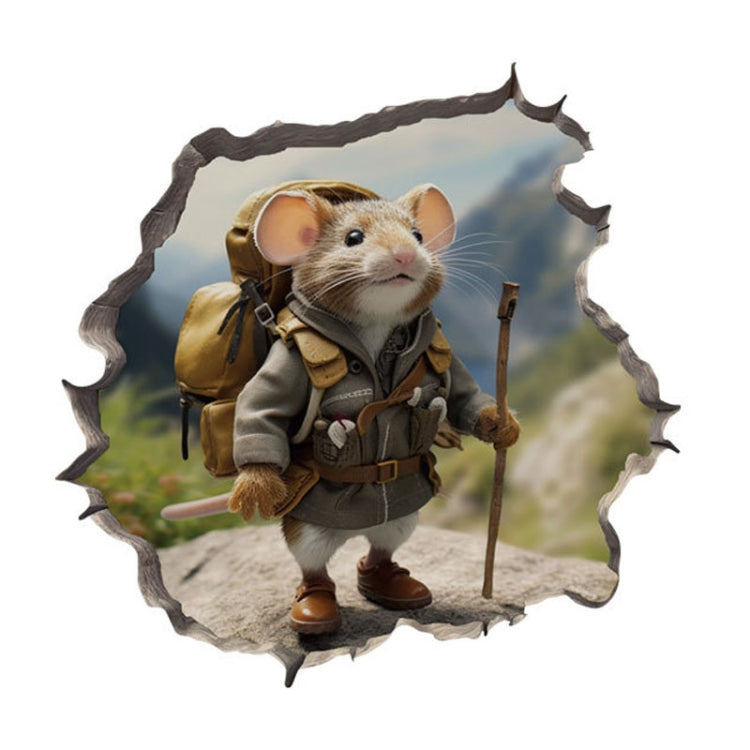 3D Cartoon Mouse Wall Stickers Home Kitchen Animal Decorative Decals, Series 1 My Store