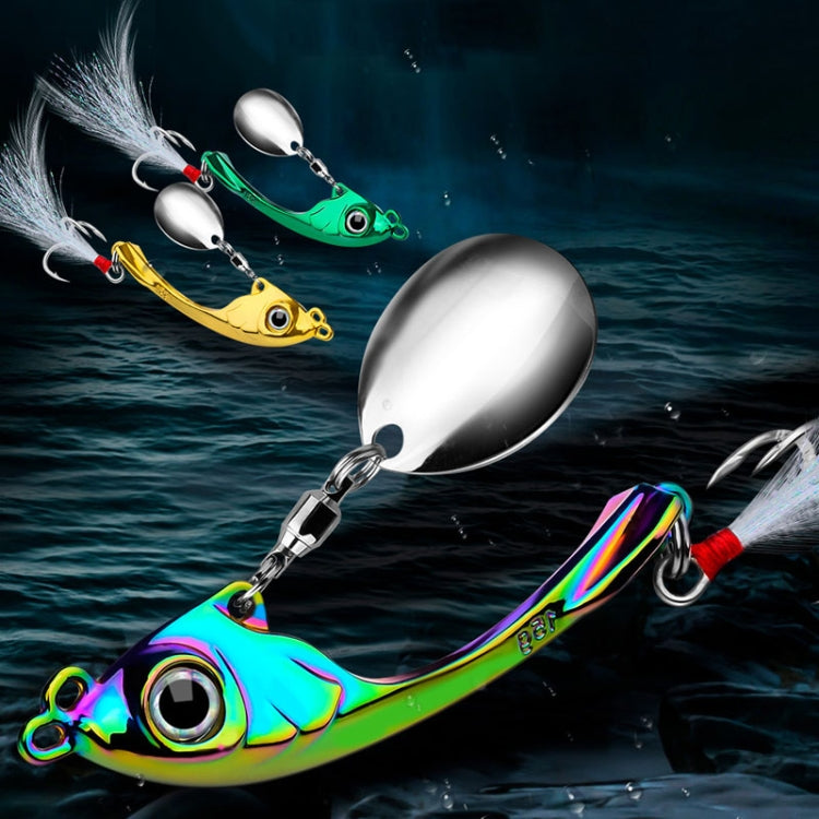 PROBEROS DW570 Fishing Lures Spinning Sequins Long Casting Tremor Swimming VIB Micro Tremor Zinc Alloy Bait Reluova