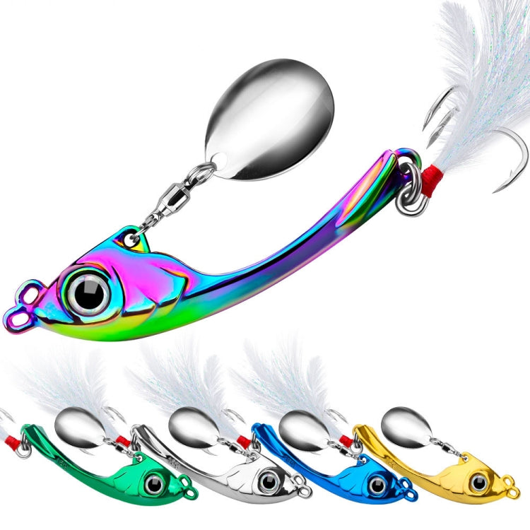 PROBEROS DW570 Fishing Lures Spinning Sequins Long Casting Tremor Swimming VIB Micro Tremor Zinc Alloy Bait