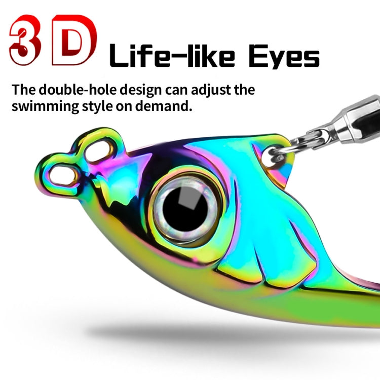 PROBEROS DW570 Fishing Lures Spinning Sequins Long Casting Tremor Swimming VIB Micro Tremor Zinc Alloy Bait