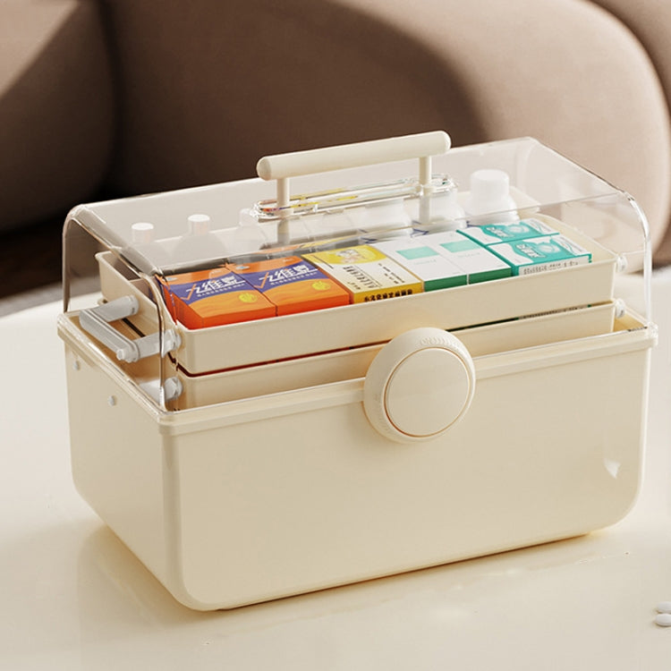 Cosmetics Storage Box Plastic Anti -Dust Transparent Desktop Medicine Box My Store